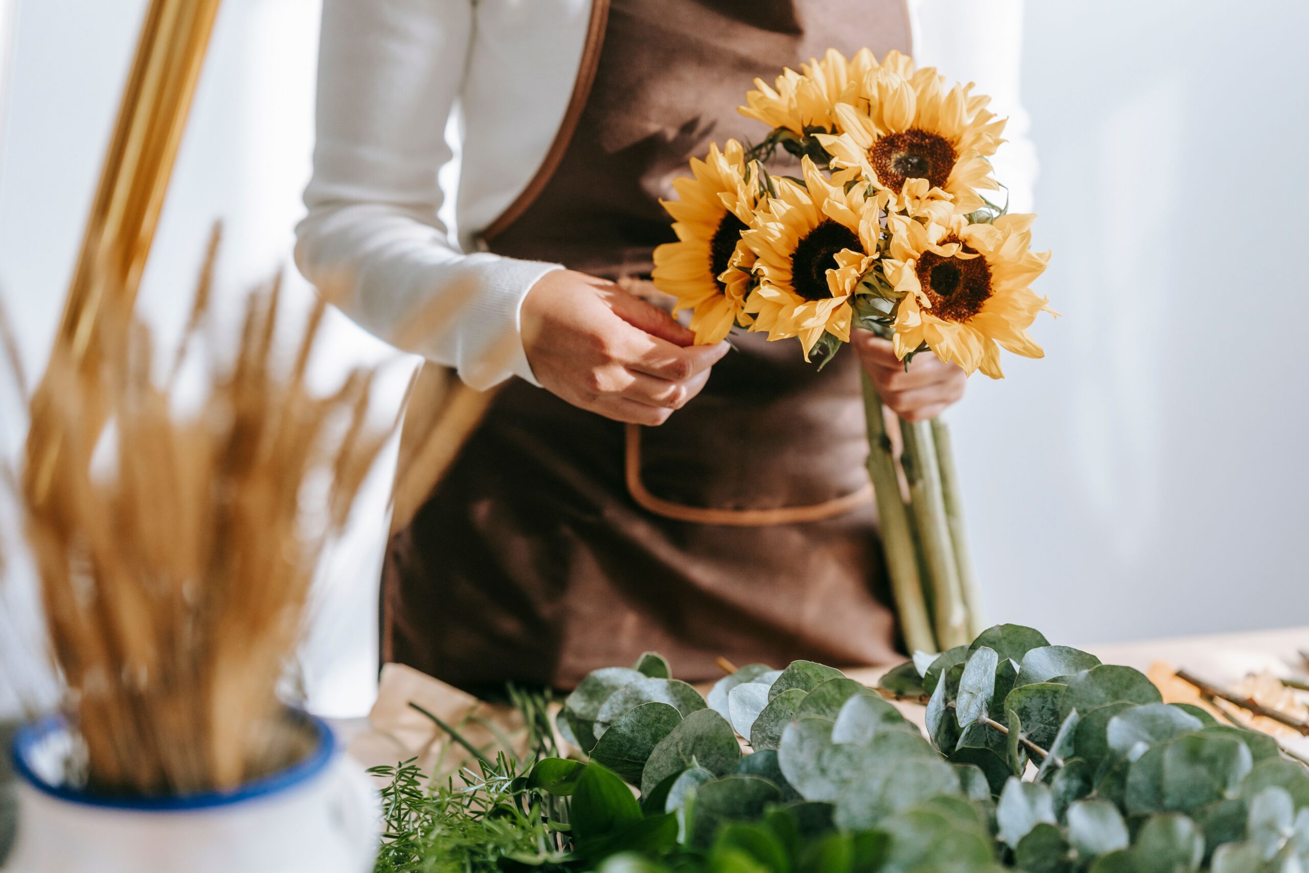 bouquet de fleur de tournesol